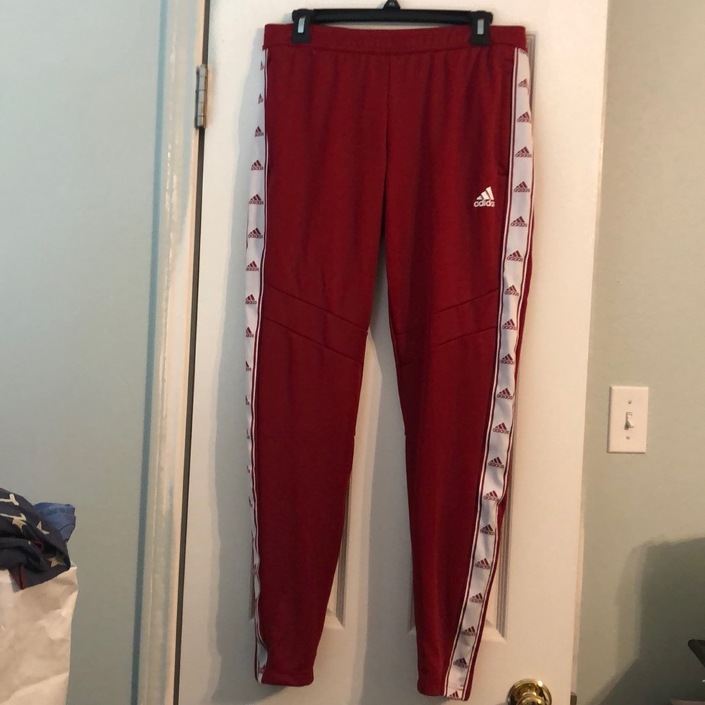 Adidas - Red Joggers - Size MEDIUM - Rarely worn